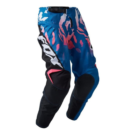 Spodnie cross dziecięce FOX JUNIOR 180 MORPHIC BLUEBERRY niebieski różowy