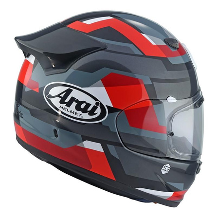 Kask integralny ARAI QUANTIC ABSTRACT RED czerwony szary biały czarny