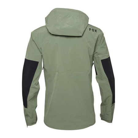 Kurtka przeciwdeszczowa FOX DEFEND 3L MOSS zielony