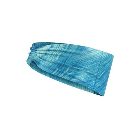 Opaska BUFF COOLNET UV+ TAPERED HEADBAND PIXELLINE TURQUOISE