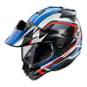 Kask integralny ARAI TOUR-X5 DISCOVERY BLUE niebieski czerwony biały czarny