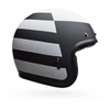 Kask otwarty BELL CUSTOM 500 ECE6 PARLOR MATTE BLACK WHITE czarny biały
