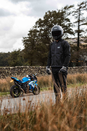 Kurtka tekstylna KNOX HONISTER MK2 BLACK czarny