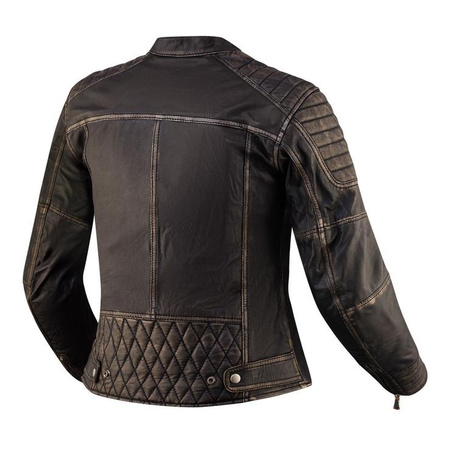 Kurtka skórzana damska REBELHORN HUNTER PRO LADY VINTAGE BLACK czarny brązowy