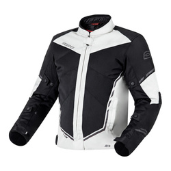 Kurtka tekstylna OZONE JET II ICE/BLACK czarny biały