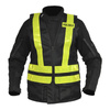 Kamizelka odblaskowa OZONE POLSKA BLACK/FLUO YELLOW czarny żółty fluo