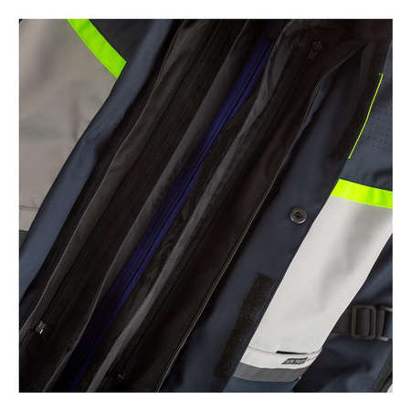 Kurtka tekstylna RST MAVERICK CE BLUE/SILVER/NEON granatowy żółty żółty fluo szary