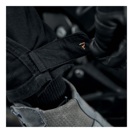 Jeansy motocyklowe REBELHORN URBAN III WASHED BLACK czarny