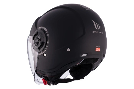 Kask otwarty MT VIALE SV S SOLID MATT BLACK czarny mat