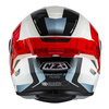 Kask integralny NZI TRENDY RAPID WHITE RED BLUE RED biały czerwony niebieski