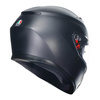 Kask integralny AGV K3 BLACK MATT czarny mat