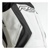 Kurtka skórzana RST TRACTECH EVO 4 CE BLACK/WHITE/BLACK czarny biały