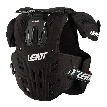 Buzer dziecięcy LEATT FUSION VEST 2.0 JUNIOR z osłoną szyi BLACK czarny