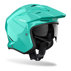 Kask otwarty AIROH KOMBAKT COLOR AQUAMARINE GLOSS niebieski