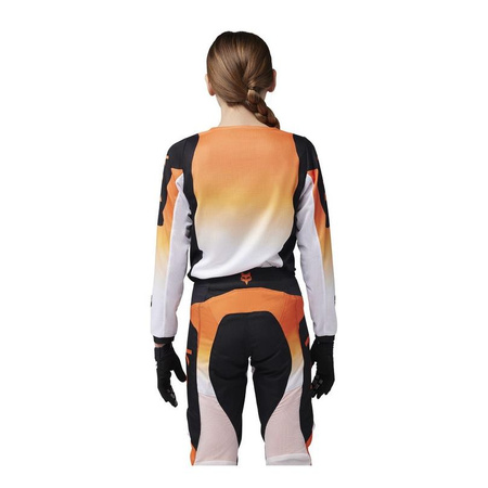 Bluza cross dziecięca FOX JUNIOR 180 LEAN FLUORESCENT ORANGE pomarańczowy fluo