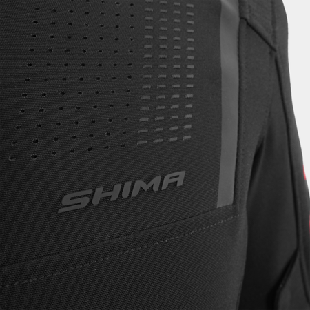 Kurtka tekstylna SHIMA RUSH 3.0 G2 RED czarny czerwony