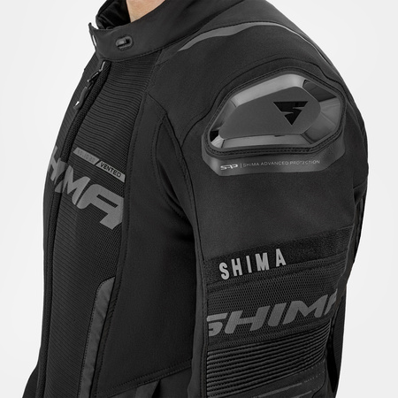 Kurtka tekstylna SHIMA SOLID 2.0 VENTED BLACK czarny