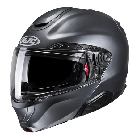 Kask szczękowy HJC RPHA 91 SEMI FLAT ANTHRACITE srebrny grafitowy