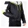 Kurtka tekstylna OZONE FLOW BLACK/GREY/FLUO YELLOW czarny szary żółty fluo