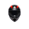 Kask integralny AGV K1 WARMUP BLACK/RED czarny czerwony