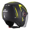 Kask otwarty AXXIS METRO S SIRIS B13 MATT czarny żółty fluo