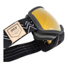 Gogle snowboardowe IMX PEAK BLACK MATT/GRAPHIC BLACK SZYBA PODWÓJNA GOLD IRRIDIUM + BROWN czarny