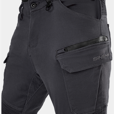 Jeansy motocyklowe męskie SHIMA GIRO 3.0 GREY