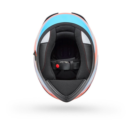 Kask integralny BELL LITHIUM ECE6 NOVA ORANGE BLUE pomarańczowy niebieski