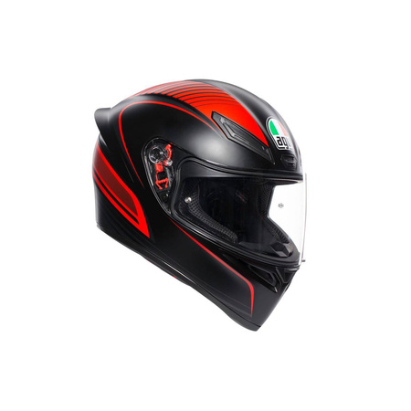 Kask integralny AGV K1 WARMUP BLACK/RED czarny czerwony