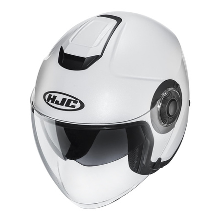 Kask otwarty HJC I40 SEMI FLAT PEARL WHITE biały mat