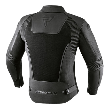 Kurtka skórzana REBELHORN ROCKET BLACK czarny