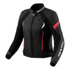 Kurtka skórzana damska REVIT XENA 4 LADY BLACK/PINK czarny różowy