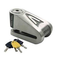 Blokada na tarczę hamulcową AUVRAY DK14 STEEL szary czarny