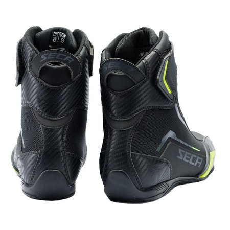 Buty krótkie SECA APEX EVO BLACK czarny żółty fluo