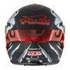 Kask integralny NZI TRENDY 3 RAPTOR BLACK GREY RED MATT czarny szary czerwony