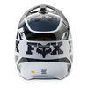 Kask cross dziecięcy FOX JUNIOR V1 NUKLR BLACK czarny biały granatowy