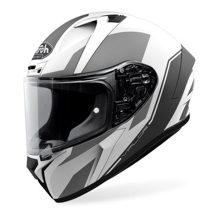 Kask integralny Airoh VALOR WINGS WHITE MATT biały czarny szary