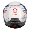 Kask szczękowy SCHUBERTH C5 ECE GLOBE BLUE biały niebieski czerwony