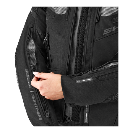Kurtka tekstylna damska SHIMA TRACKER LADY BLACK czarny