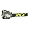 Gogle motocyklowe IMX DUST GRAPHIC FLUO YELLOW GLOSS/BLACK SZYBA DARK SMOKE + CLEAR żółty fluo czarny