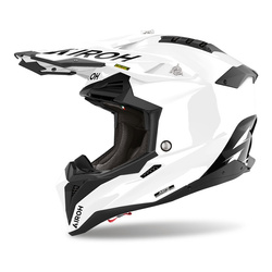 Kask cross AIROH AVIATOR 3 EVO FiM 2 WHITE GLOSS biały