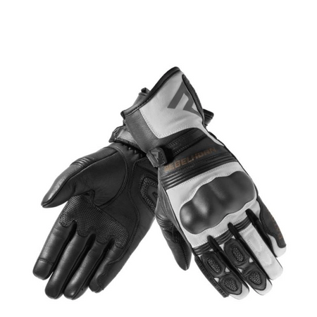 Rękawice szosowo-turystyczne damskie REBELHORN PATROL LADY BLACK/GREY czarny szary