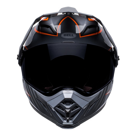 Kask integralny BELL MX-9 ADVENTURE MIPS DALTON BLACK/ORANGE czarny szary pomarańczowy