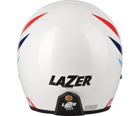 Kask otwarty LAZER CONGA WINGS WHITE biały czerwony granatowy niebieski czarny