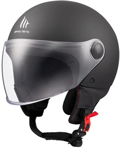 Kask otwarty MT STREET S SOLID MATT BLACK czarny mat