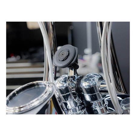 Podstawa QUAD LOCK PRO montowana na kierownicy CHROME srebrny