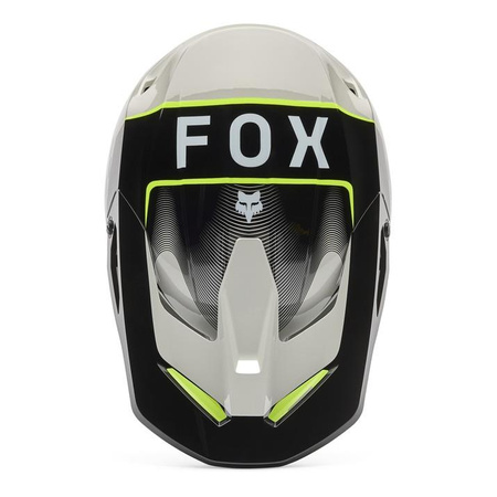 Kask cross FOX V1 COLLECT GREY/YELLOW szary żółty fluo