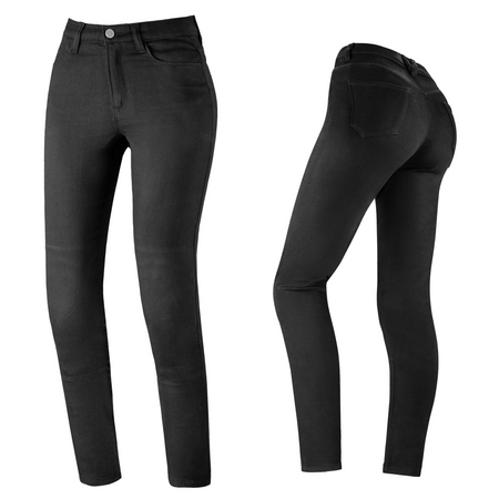 Jeansy motocyklowe damskie SECA ANGEL BLACK czarny