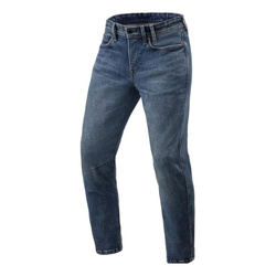 Jeansy motocyklowe REVIT DETROIT 3 TAPERED DARK BLUE USED niebieski