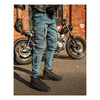 Jeansy motocyklowe SECA SQUARE II SHORT BLACK czarny